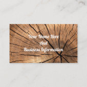 Carte De Visite Bois (Devant)