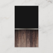 Carte De Visite Bois (Dos)