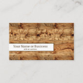 Carte De Visite Bois (Devant)