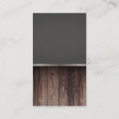 Carte De Visite Bois (Dos)