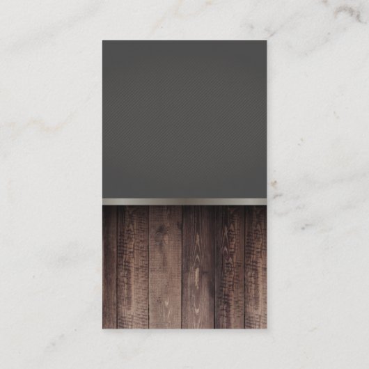 Carte De Visite Bois (Dos)