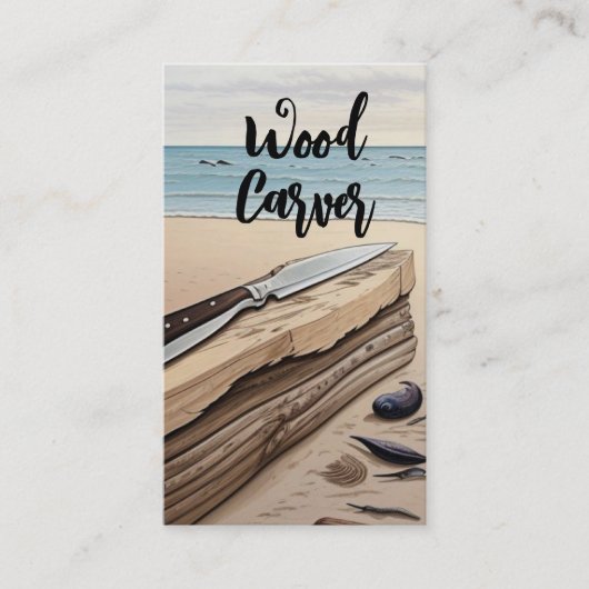 Carte De Visite Bois (Devant)