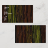 Carte De Visite bois (Devant / Derrière)