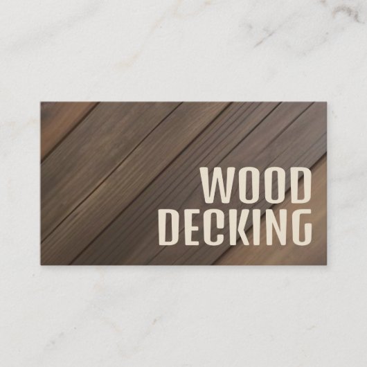 Carte De Visite Bois (Devant)