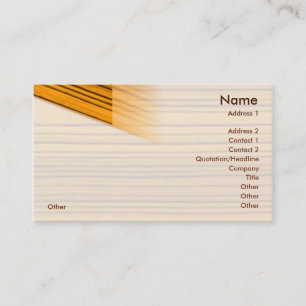 Carte De Visite Bois - affaires