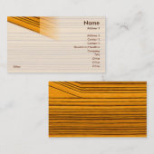 Carte De Visite Bois - affaires (Devant / Derrière)