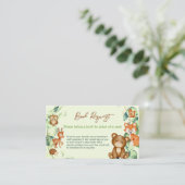 Carte De Visite Bois Animaux Végétation Eucalyptus Demande de rése (Debout devant)