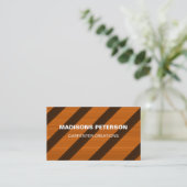 Carte De Visite bois Bois charpenterie professionnelle Constructio (Debout devant)