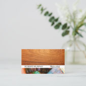 Carte De Visite Bois | Brosses à peindre (Debout devant)