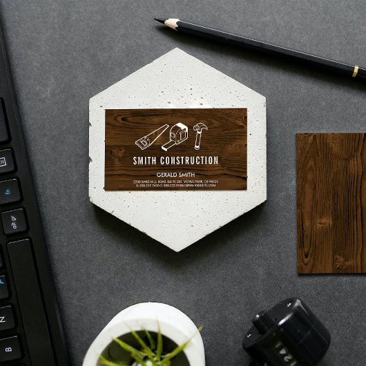 Carte De Visite Bois | Construction de menuiserie