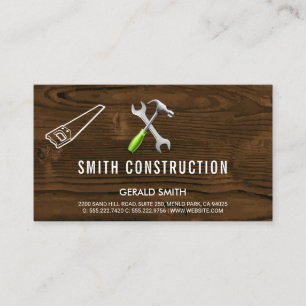 Carte De Visite Bois   Construction de menuiserie   Générateur