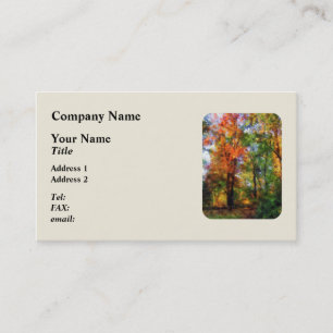 Carte De Visite Bois d'automne