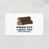 Carte De Visite Bois de bois, bois/bois/panneau de bois (Devant)