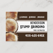 Carte De Visite Bois de broyage (Devant)