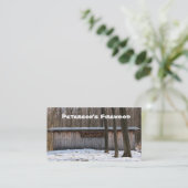 Carte De Visite Bois de chauffage (Debout devant)