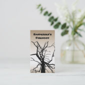 Carte De Visite Bois de chauffage (Debout devant)