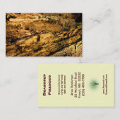 Carte De Visite Bois de chauffage (Devant / Derrière)