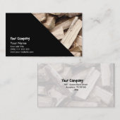 Carte De Visite Bois de chauffage (Devant / Derrière)