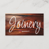 Carte De Visite Bois de cocobolo moderne professionnel (Dos)