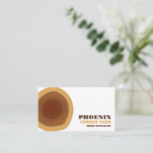 Carte De Visite Bois de coeur, bois de sciage/bois/panneau de bois (Debout devant)