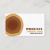 Carte De Visite Bois de coeur, bois de sciage/bois/panneau de bois (Devant)