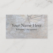 Carte De Visite Bois de grange à grain rustique (Devant)