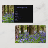 Carte De Visite Bois de jacinthe des bois (Devant / Derrière)