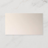 Carte De Visite Bois de menuiserie moderne (Dos)