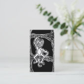 Carte De Visite bois de singe (Debout devant)