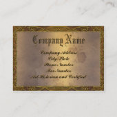 Carte De Visite Bois d'ébène de Sarashire personnalisable (Dos)