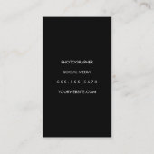 Carte De Visite Bois désossé avec élégance et Vignette (Dos)