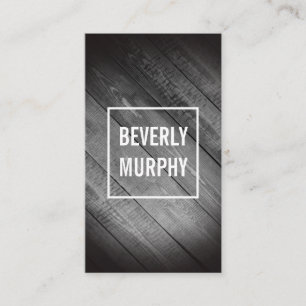 Carte De Visite Bois désossé avec élégance et Vignette