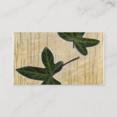 Carte de visite bois et ivoire (Dos)