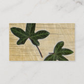 Carte de visite bois et ivoire (Dos)