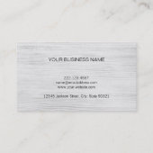 Carte De Visite Bois minimaliste moderne (Dos)