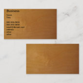 Carte De Visite Bois - noeud (Devant / Derrière)