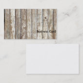 Carte De Visite Bois patiné de grange (Devant / Derrière)