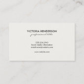 Carte De Visite Bois rustique (Dos)