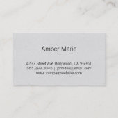 Carte De Visite Bois // Texture tachetée (impression) (Dos)