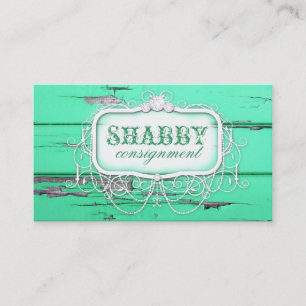 Carte De Visite Bois vert vintage minable de CHROMATOGRAPHIE