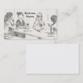 Carte De Visite Boissons au pub déjeuner dessin (Devant / Derrière)