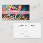 Carte De Visite Boissons d'alcool arc-en-ciel (Devant / Derrière)