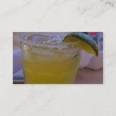 Carte De Visite Boissons de glace de margaritas (Dos)