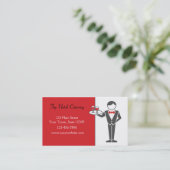 Carte De Visite Boissons de portion de serveur (Debout devant)