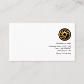 Carte De Visite Boîte à colonnes simple Rétro Transport de camions (Dos)