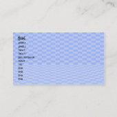 Carte De Visite boîte à lunch (Dos)