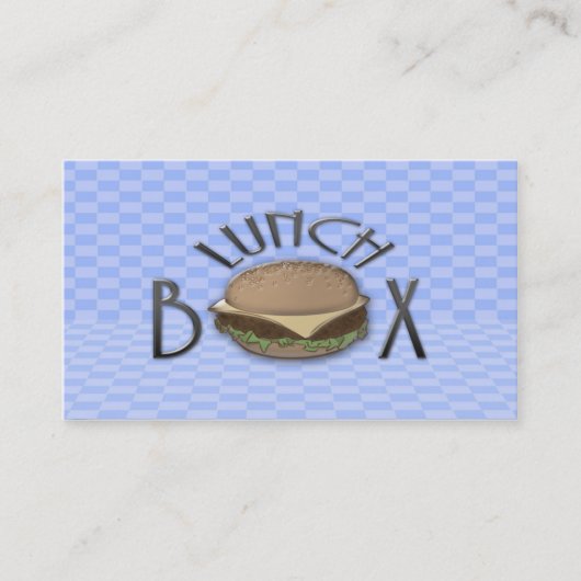 Carte De Visite boîte à lunch (Devant)