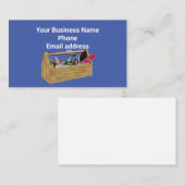 Carte De Visite Boîte à outils avec outils (Devant / Derrière)