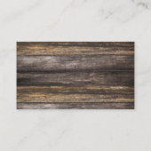 Carte De Visite Boîte à outils Wood Handyman (Dos)