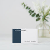 Carte De Visite Boîte bleue II (Debout devant)